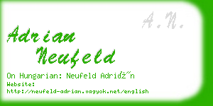 adrian neufeld business card